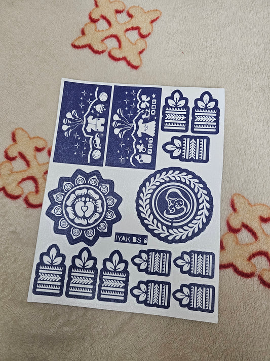 CUSTOMISED DESIGN IYAK BS6 (only Sticker) Dispatch time within 24 hr🥳