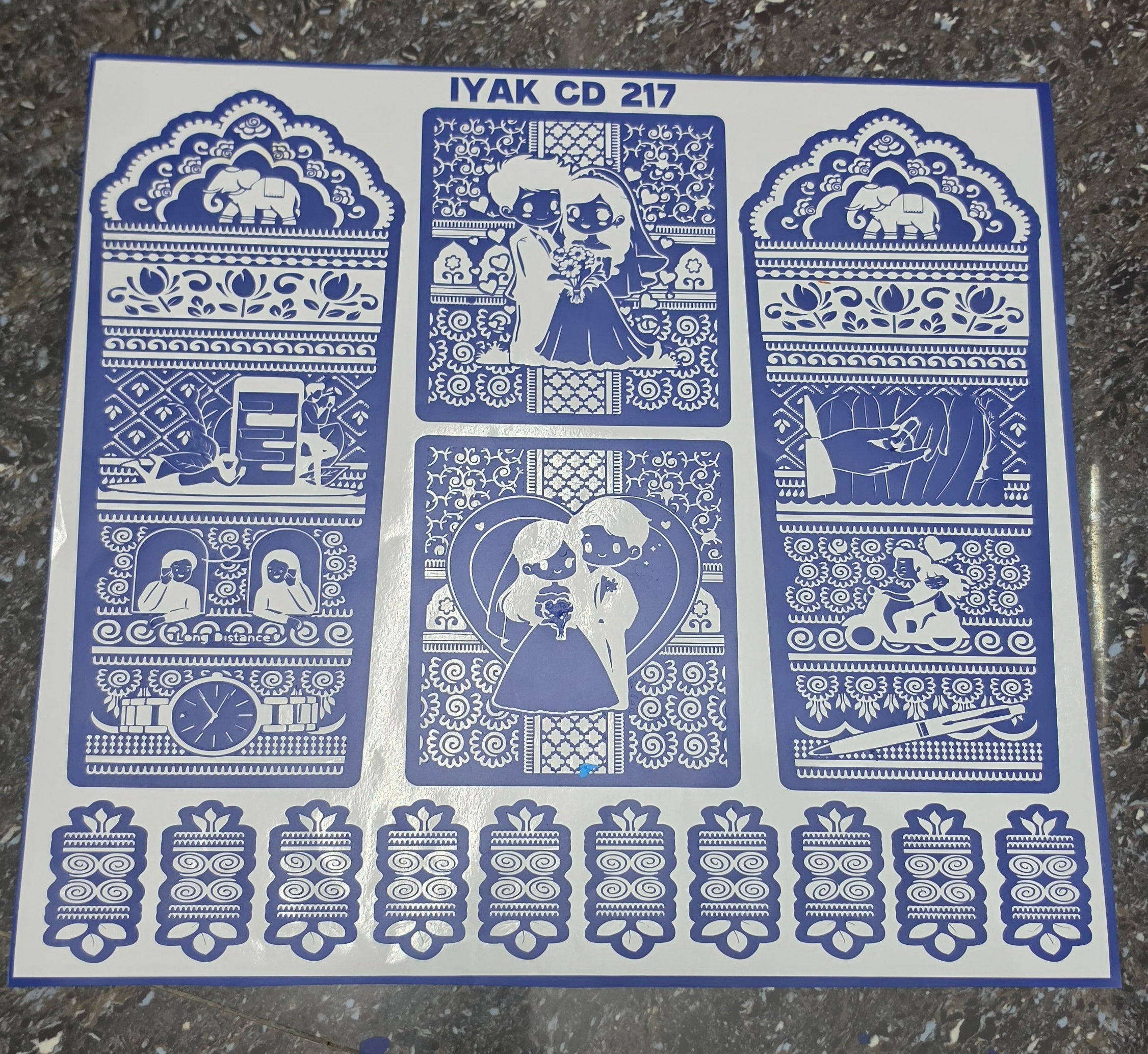 CUSTOMISED DESIGN IYAK CD217 (only Sticker)