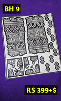 Bridal BH9 Mehindi Sticker (Only Sticker)