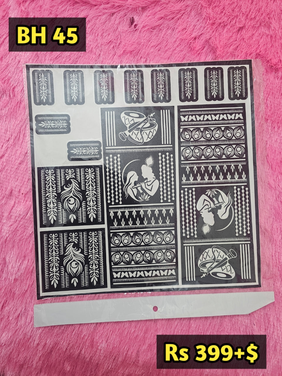 Bridal BH45 Mehindi Sticker (Only Sticker)
