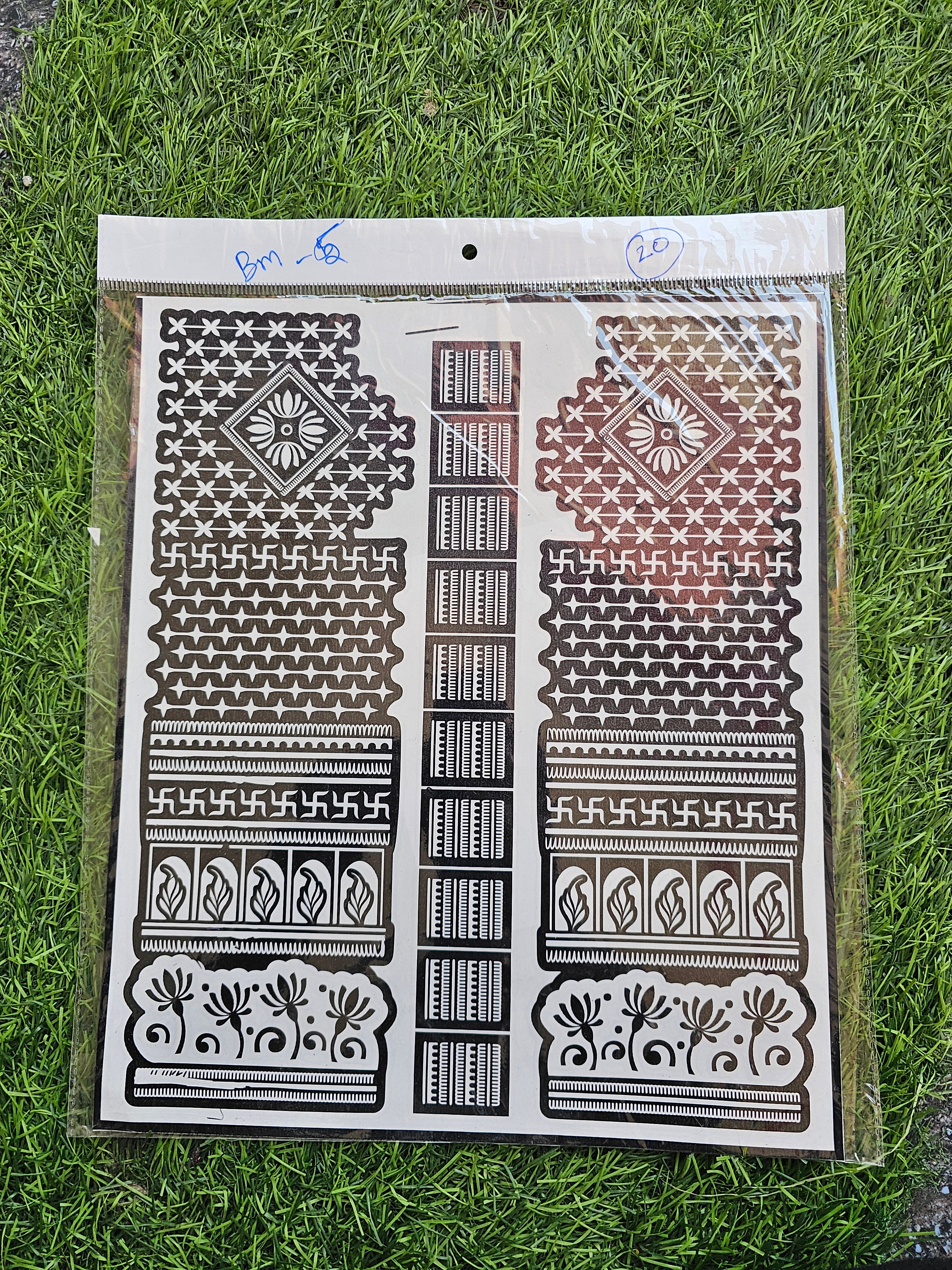 Bridal BM5 Mehindi Sticker (Only Sticker)