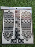 Bridal BM15 Mehindi Sticker (Only Sticker)