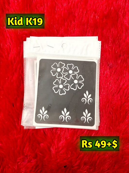 Kids K19 Mehindi Sticker (Only Sticker)