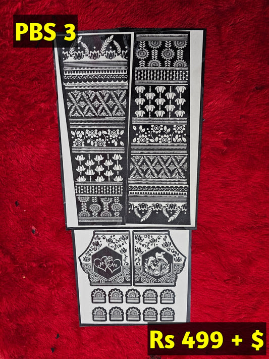 Premium Bridal Sticker PBS3 ( Only Sticker )