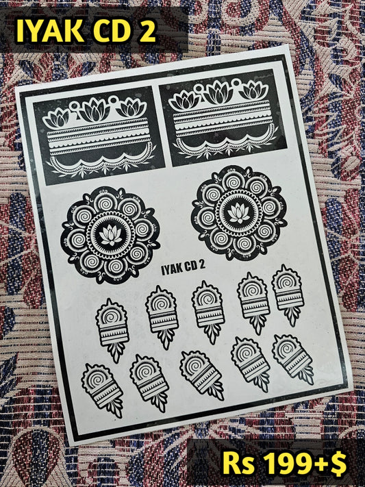 CUSTOMISED DESIGN IYAK CD2(only Sticker) Dispatch Time 10 Days