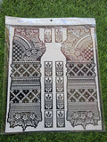 Bridal BM12 Mehindi Sticker (Only Sticker)