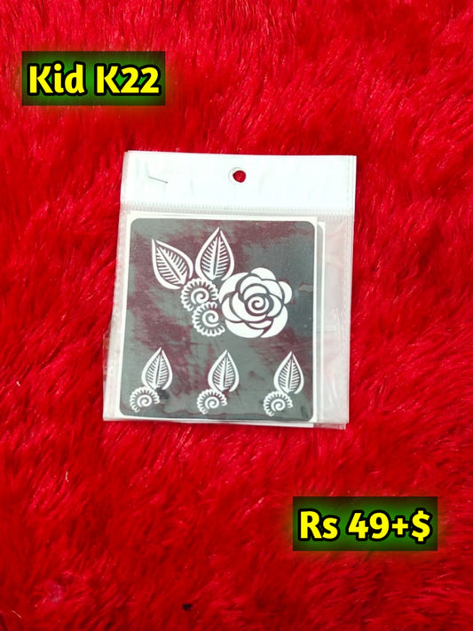 Kids K22 Mehindi Sticker (Only Sticker)