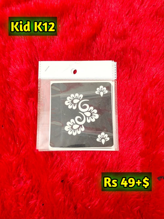 Kids K12 Mehindi Sticker (Only Sticker)