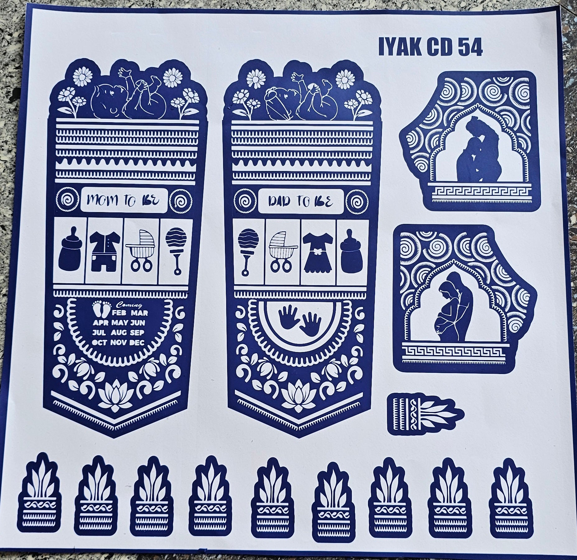 CUSTOMISED DESIGN IYAK CD54 (only Sticker)