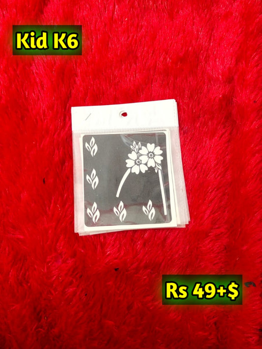 Kids K6 Mehindi Sticker (Only Sticker)