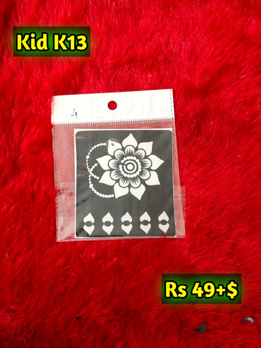 Kids K13 Mehindi Sticker (Only Sticker)