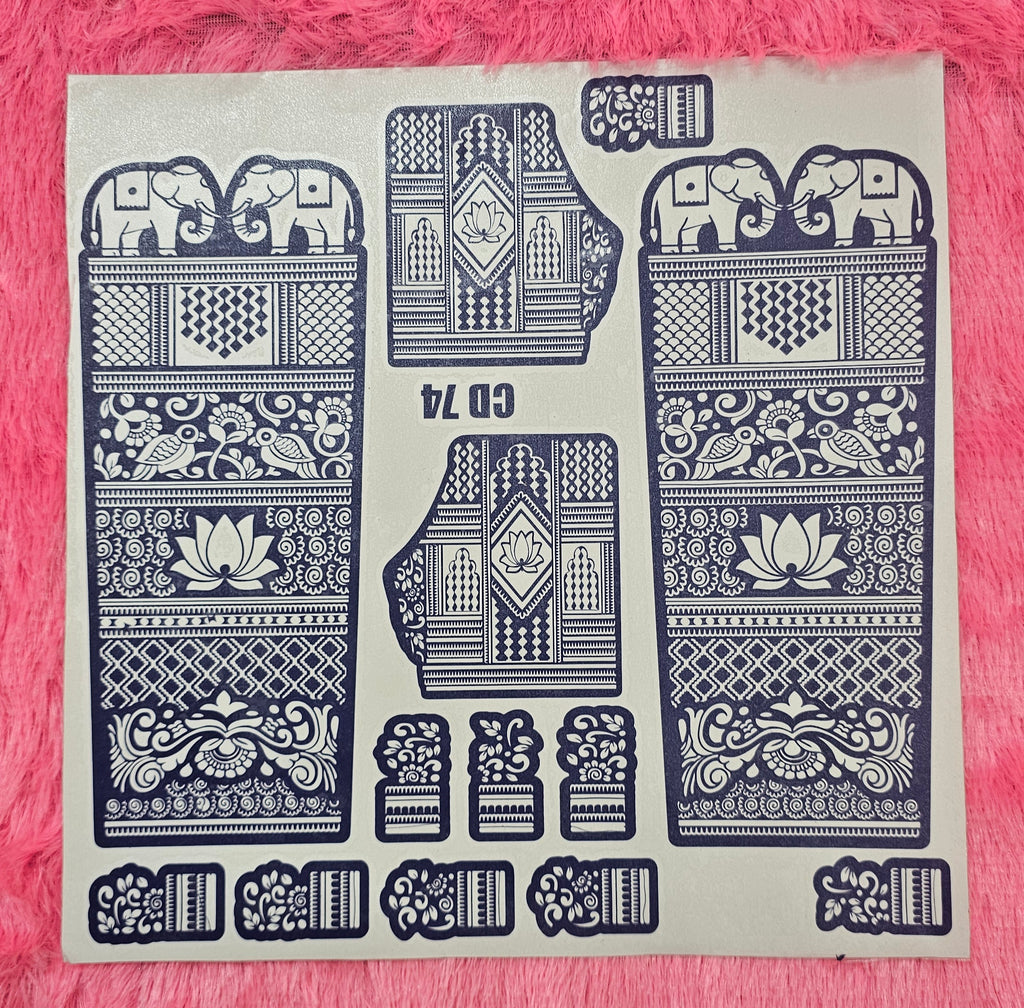CUSTOMISED DESIGN IYAK CD74 (only Sticker)