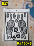 Semi Bridal B37 Mehindi Sticker(Only Sticker)