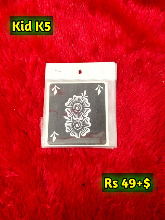Kids K5 Mehindi Sticker (Only Sticker)