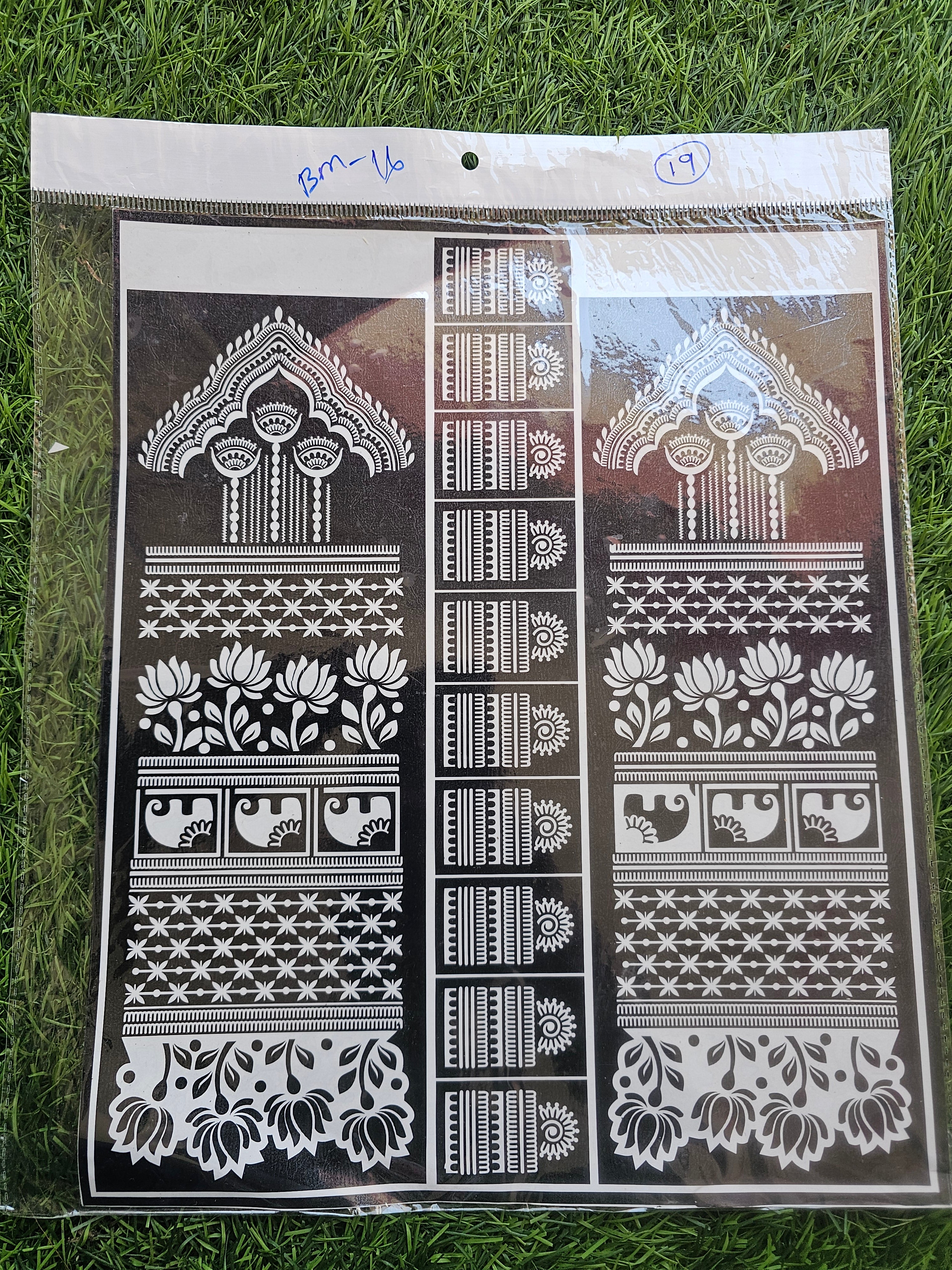 Bridal BM16 Mehindi Sticker (Only Sticker)