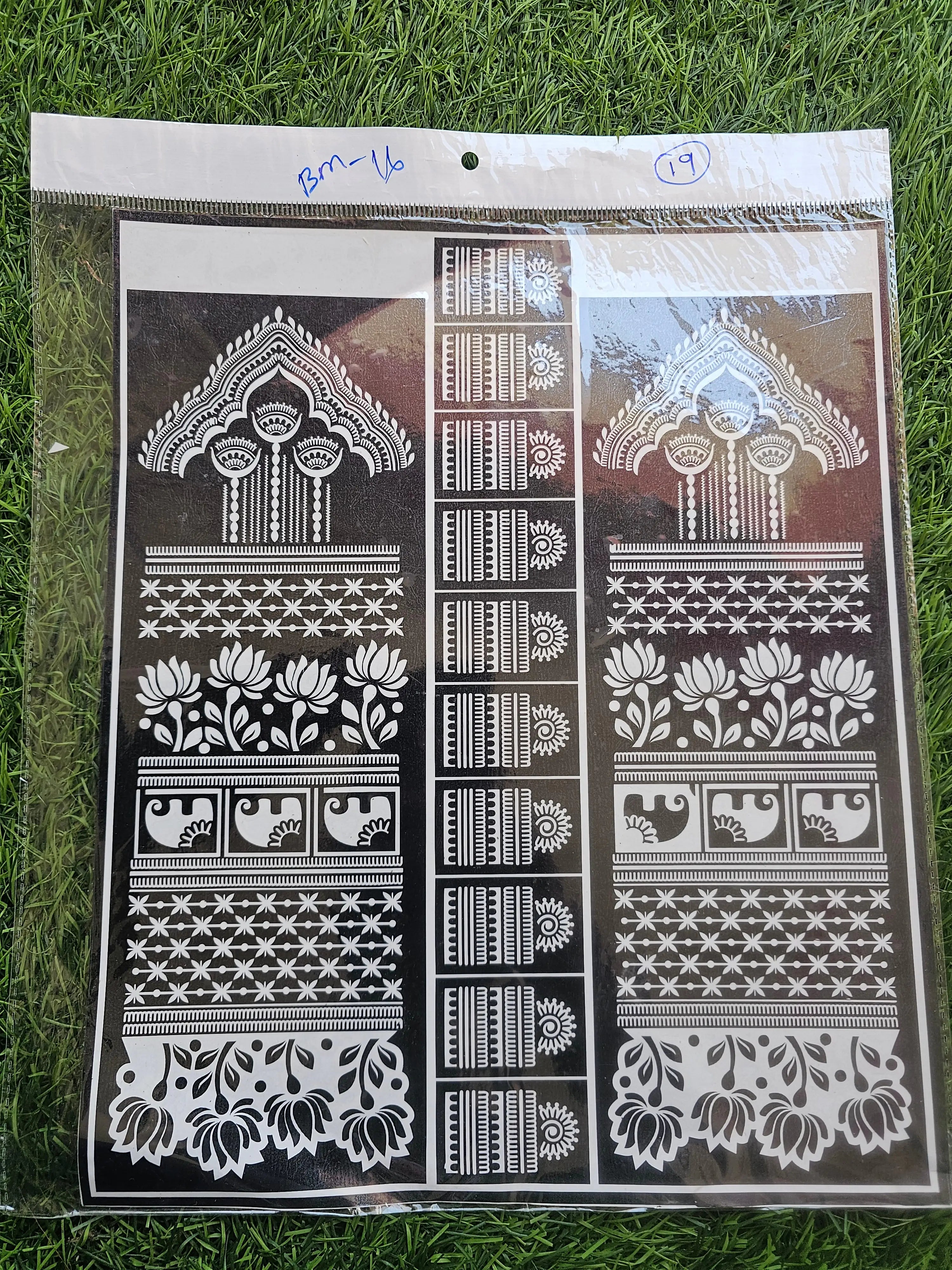 Bridal BM16 Mehindi Sticker (Only Sticker)