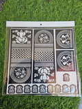 Bridal BH56 Mehindi Sticker (Only Sticker)