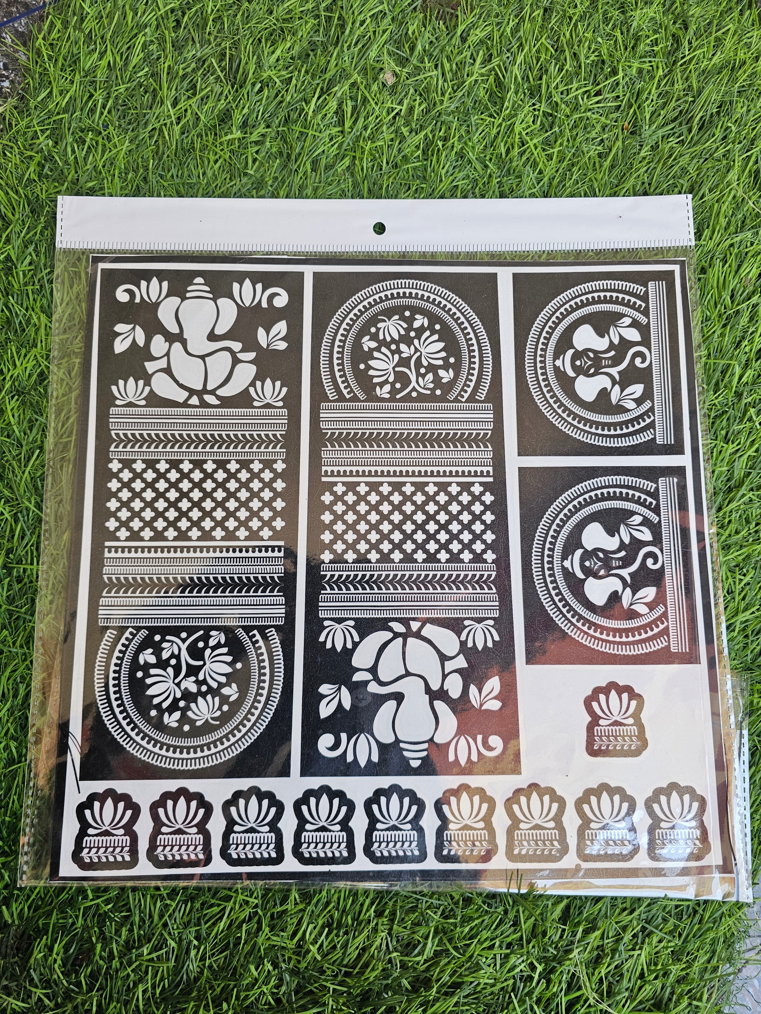 Bridal BH56 Mehindi Sticker (Only Sticker)