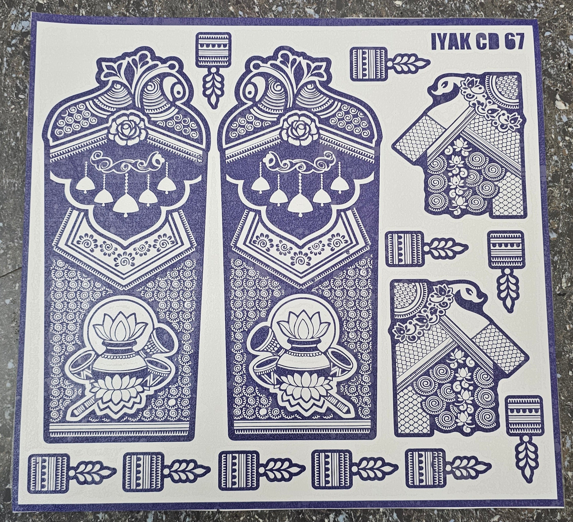 CUSTOMISED DESIGN IYAK CD67 (only Sticker)