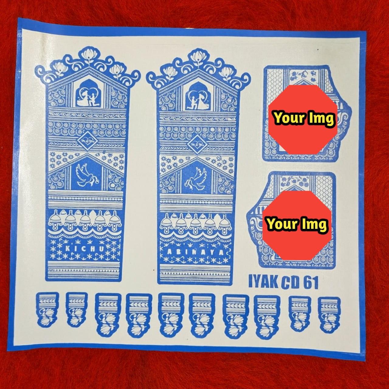 FACE CUSTOMISED IYAK FC1 (only Sticker) Dispatch time 10 days