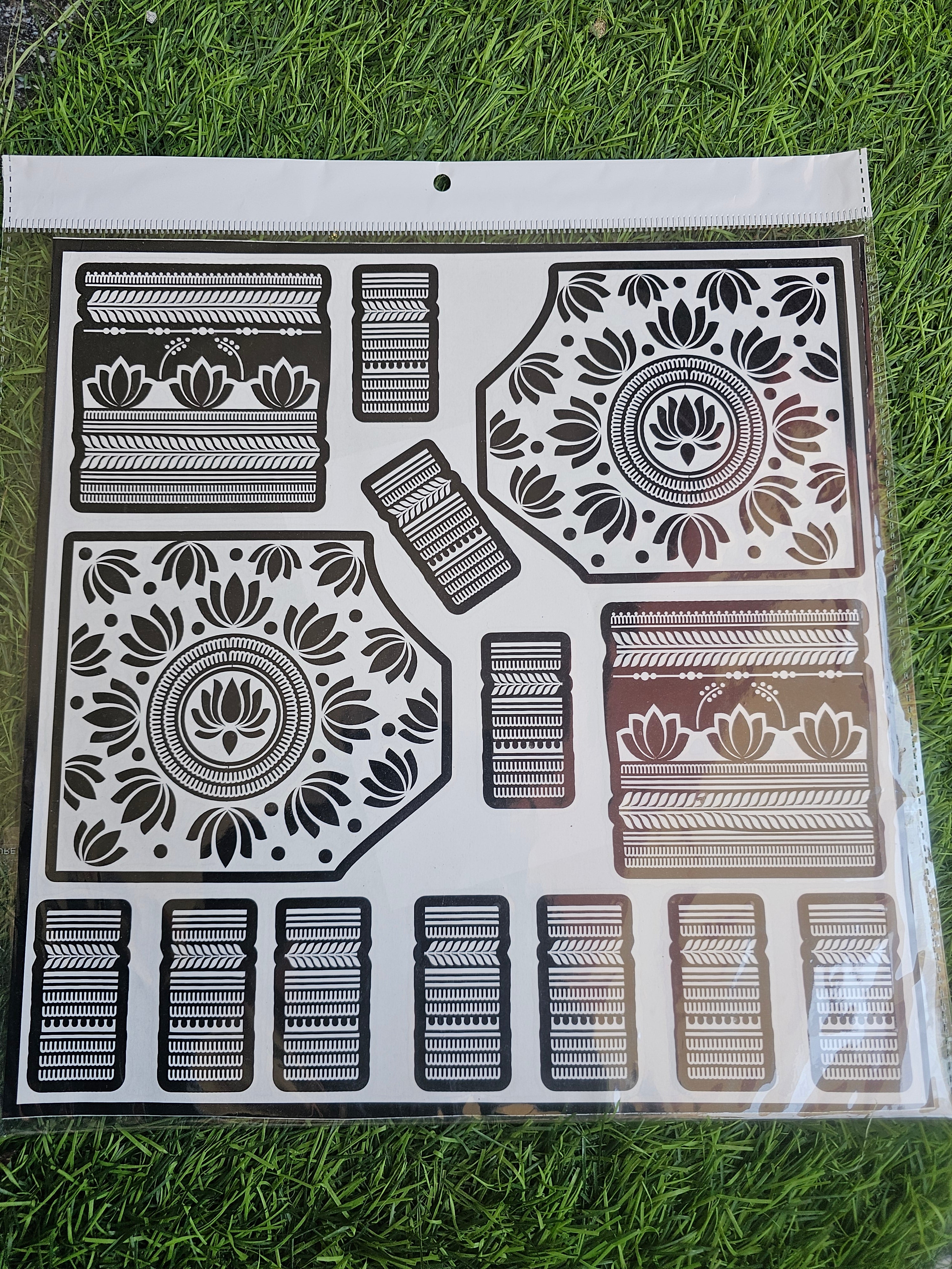Bridal BM20 Mehindi Sticker (Only Sticker)