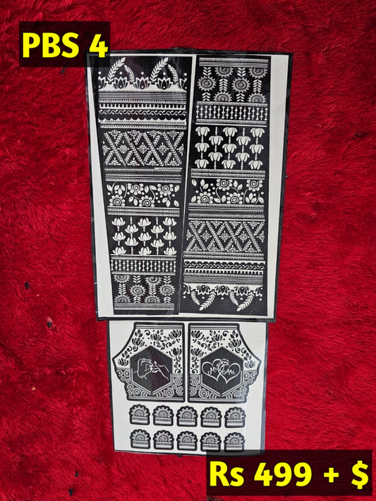Premium Bridal Sticker PBS4 ( Only Sticker )
