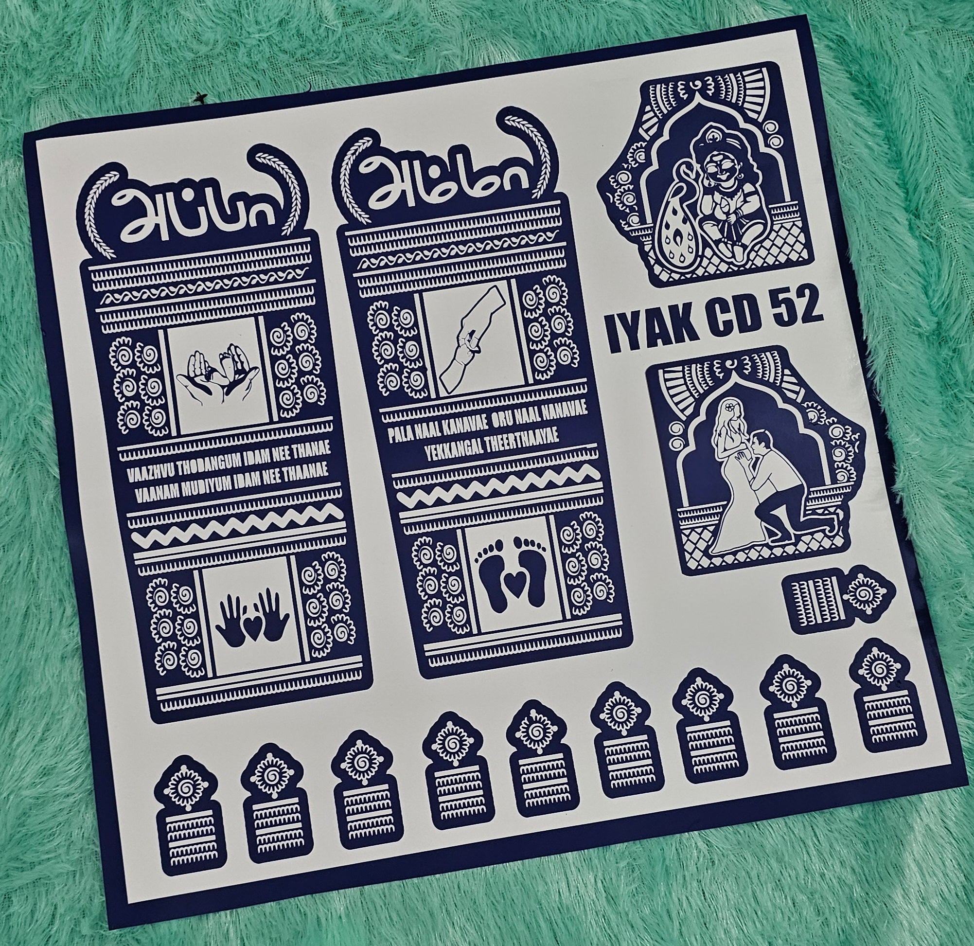 CUSTOMISED DESIGN IYAK CD52 (only Sticker)