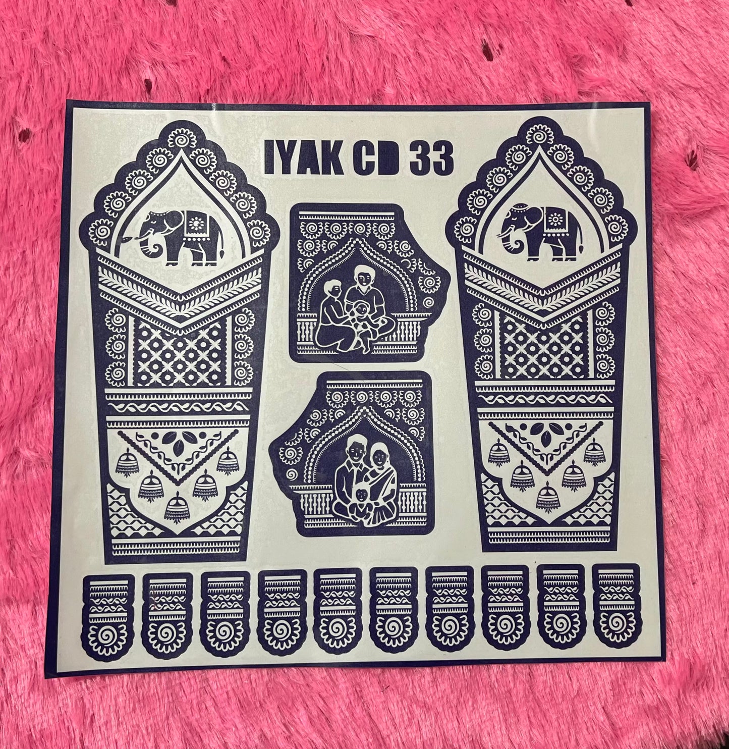 CUSTOMISED DESIGN IYAK CD33 (only Sticker)