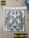 Semi Bridal B2 Mehindi Sticker(Only Sticker)