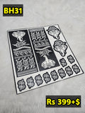 Bridal BH31 Mehindi Sticker (Only Sticker)