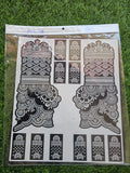 Bridal BM10 Mehindi Sticker (Only Sticker)