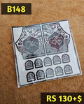 Semi Bridal B148 Mehindi Sticker (Only Sticker)