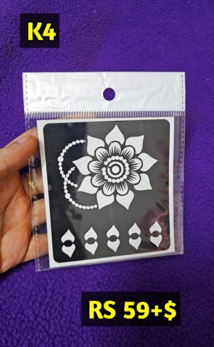Kids K4 Mehindi Sticker